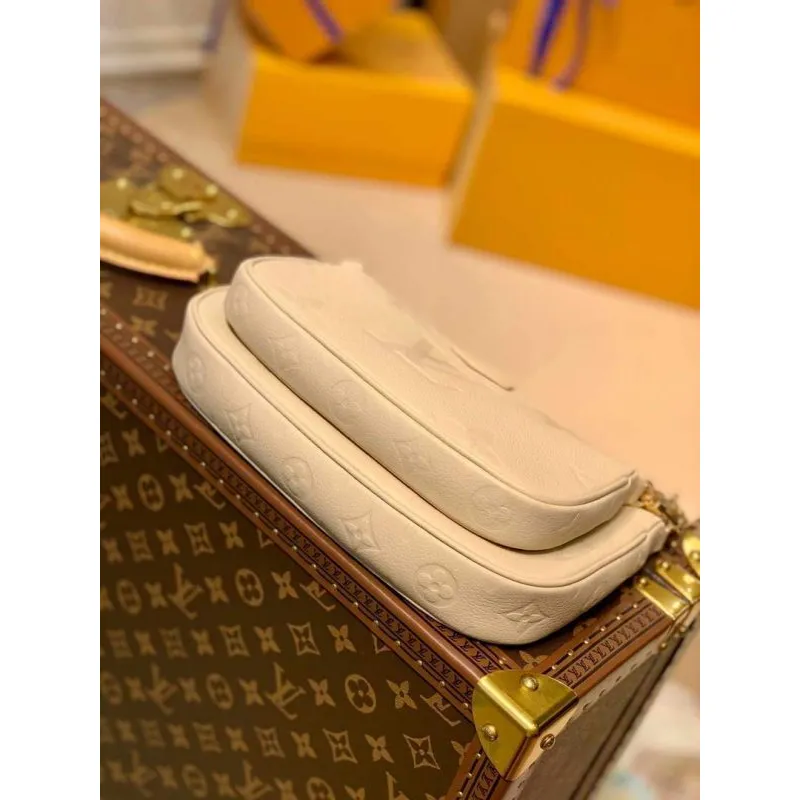 LV M80447 Louis Vuitton M80399 Multi Pochette Accessoires Taška Creme