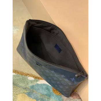 LV M80425 Louis Vuitton Discovery Pochette GM Taška Námořnická Modrá