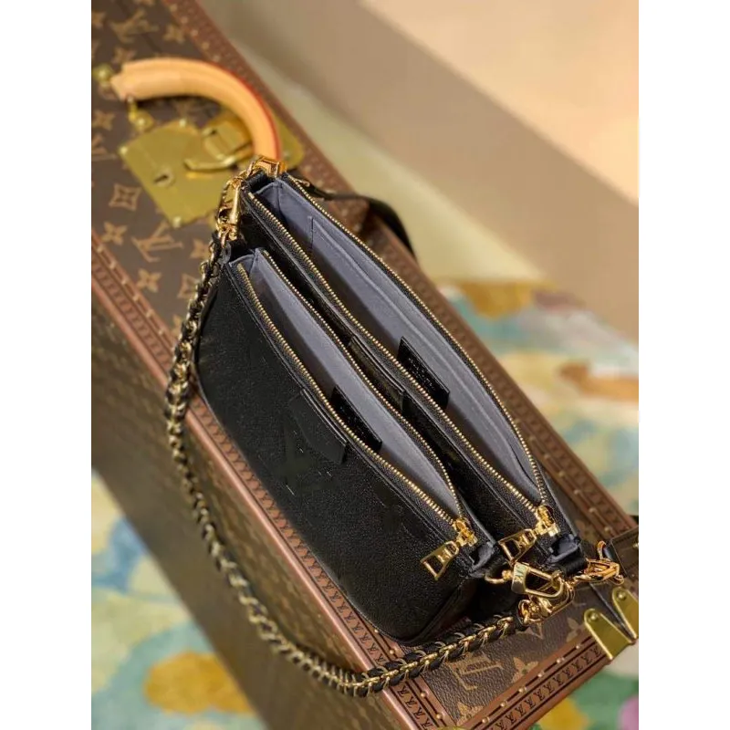 LV M80399 Louis Vuitton M80447 Multi Pochette Accessoires Taška Černá