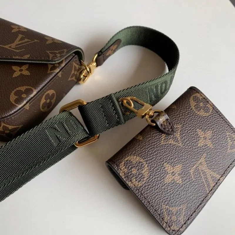 LV M80091 Louis Vuitton Felicie Strap Go Monogram Taška Zelená