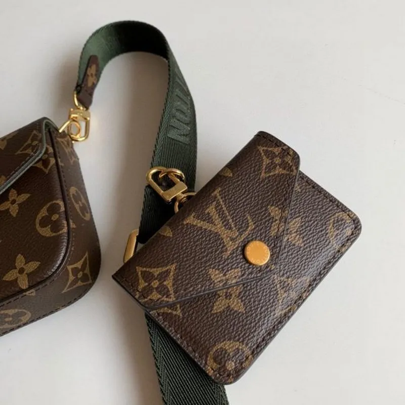 LV M80091 Louis Vuitton Felicie Strap Go Monogram Taška Zelená