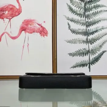 LV M69977 Louis Vuitton M80482 Hra na Felicie Pochette Taška Černá a Béžová