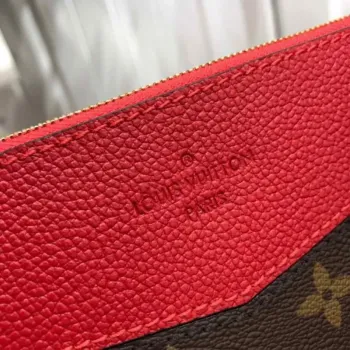 LV M64591 Louis Vuitton Denní Pouch Monogram Plátno Taška M62942 Červená