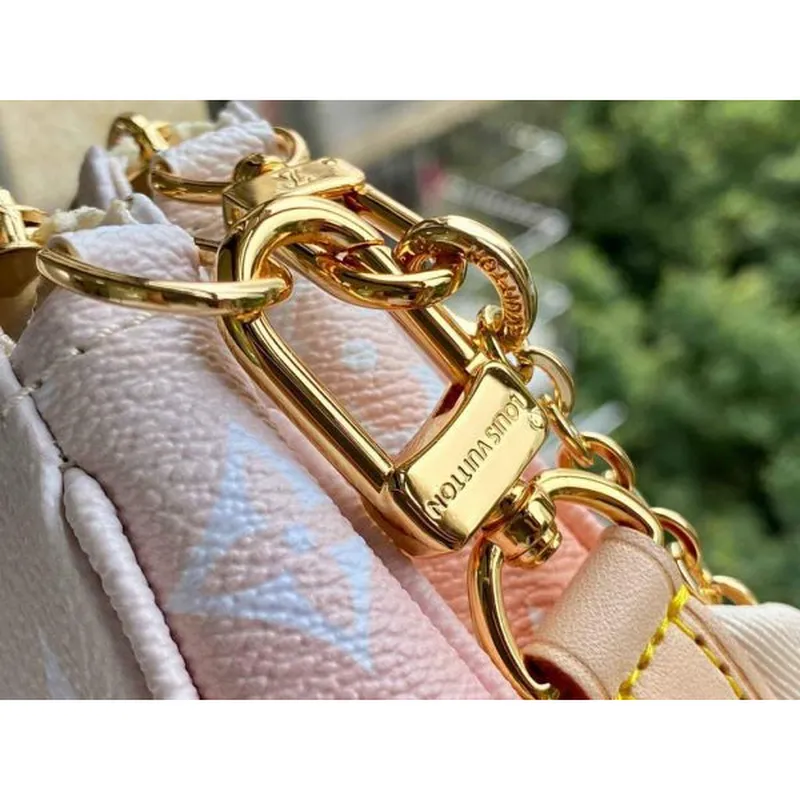 LV M57634 Louis Vuitton M57633 Multi Pochette Accessoires Taška Brume Gray