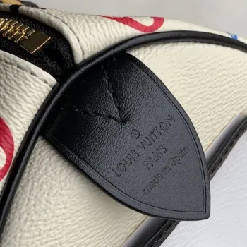 LV M57466 Louis Vuitton GAME ON Speedy Bandouliere 25 Taška Bílá