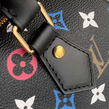 LV M57466 Louis Vuitton GAME ON Speedy Bandouliere 25 Taška Černá