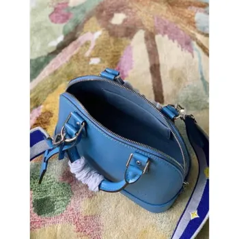LV M57426 Louis Vuitton Alma BB Kabelka Modrá