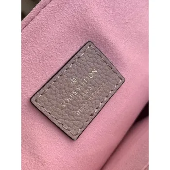 LV M57346 Louis Vuitton Lockme Shopper M57347 Taška z jemné telecí kůže Greige