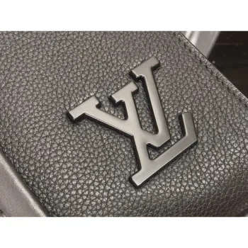 LV M57308 Taška přes rameno Louis Vuitton Černá zrnitá telecí kůže