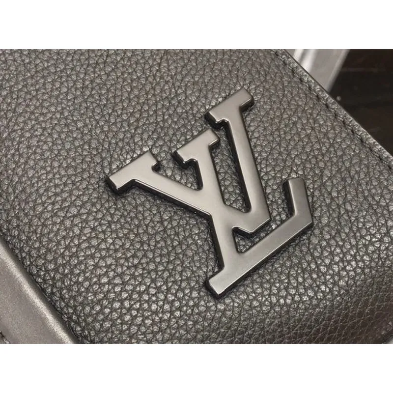LV M57308 Taška přes rameno Louis Vuitton Černá zrnitá telecí kůže