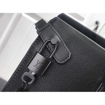 LV M57308 Taška přes rameno Louis Vuitton Černá zrnitá telecí kůže