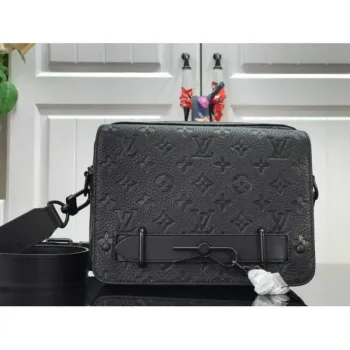 LV M57307 Louis Vuitton Steamer Messenger Bag Černá