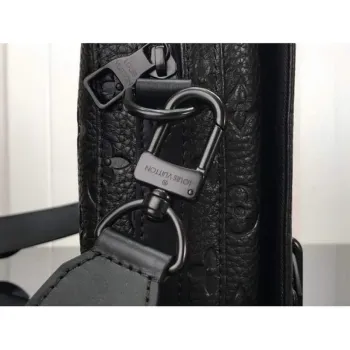 LV M57307 Louis Vuitton Steamer Messenger Bag Černá