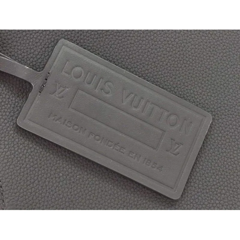 LV M57080 Taška přes rameno Louis Vuitton Černá zrnitá telecí kůže