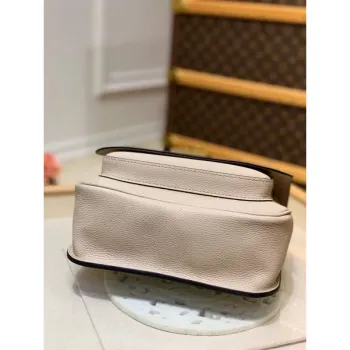 LV M57072 Louis Vuitton M57067 Lockme Chain PM Kabelky přes rameno v šedobéžové barvě