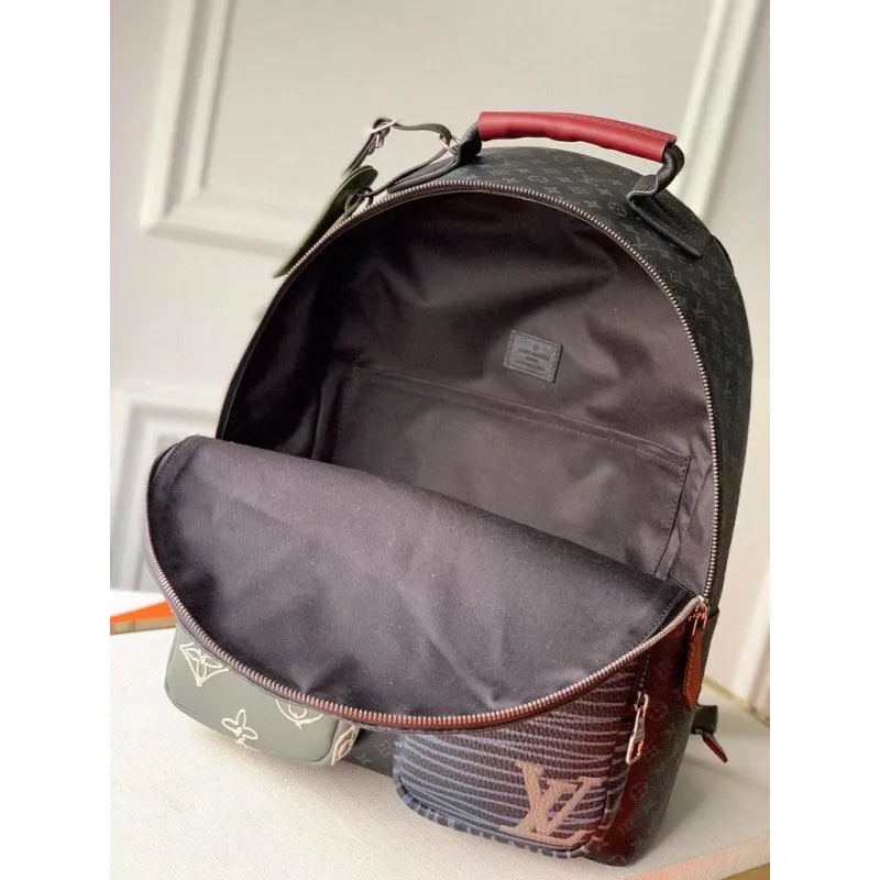 LV M56853 Batoh Louis Vuitton Ramenní Taška Damier Graphite Černá