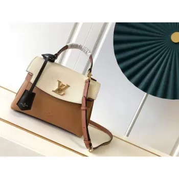 LV M56645 Louis Vuitton Lockme Ever BB Kabelka M56321 Karamelově hnědá