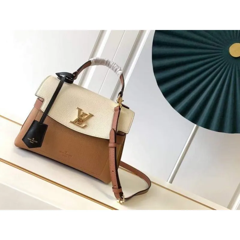 LV M56645 Louis Vuitton Lockme Ever BB Kabelka M56321 Karamelově hnědá
