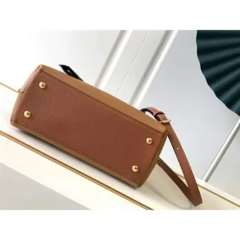 LV M56645 Louis Vuitton Lockme Ever BB Kabelka M56321 Karamelově hnědá