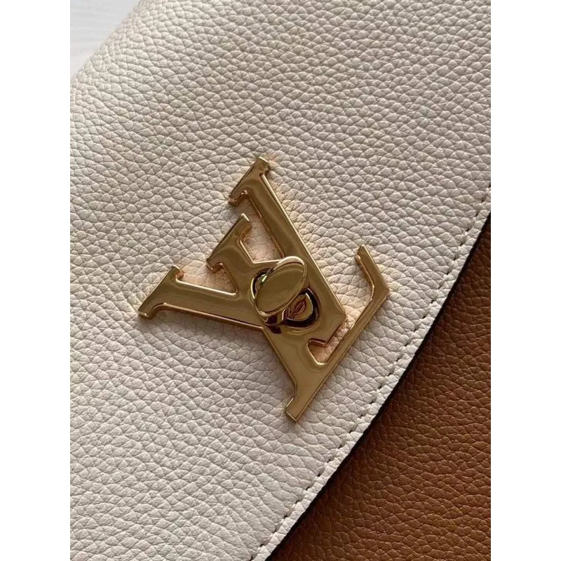 LV M56645 Louis Vuitton Lockme Ever BB Kabelka M56321 Karamelově hnědá