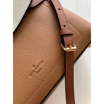 LV M56645 Louis Vuitton Lockme Ever BB Kabelka M56321 Karamelově hnědá