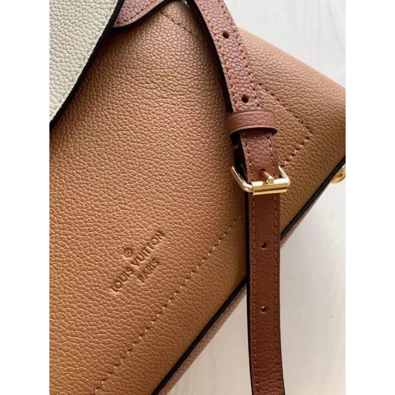 LV M56645 Louis Vuitton Lockme Ever BB Kabelka M56321 Karamelově hnědá