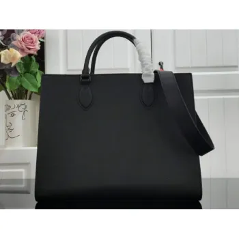 LV M55846 Louis Vuitton Lockme Tote MM Kůže M55818 Taška Černá