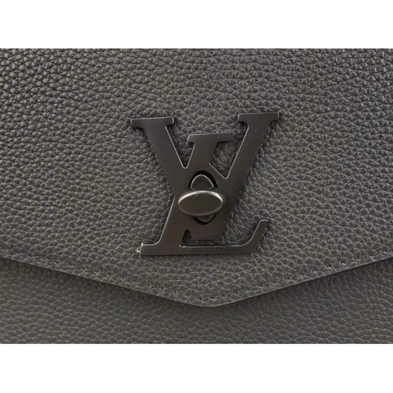 LV M55846 Louis Vuitton Lockme Tote MM Kůže M55818 Taška Černá