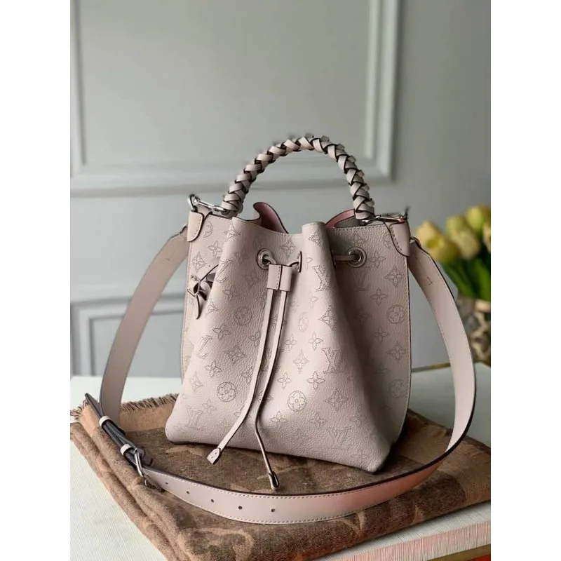 LV M55799 Louis Vuitton Muria Mahina M55800 Taška Galet Šedá