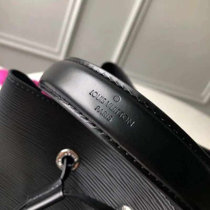 LV M54366 Louis Vuitton NéONOé MM Epi Taška Černá