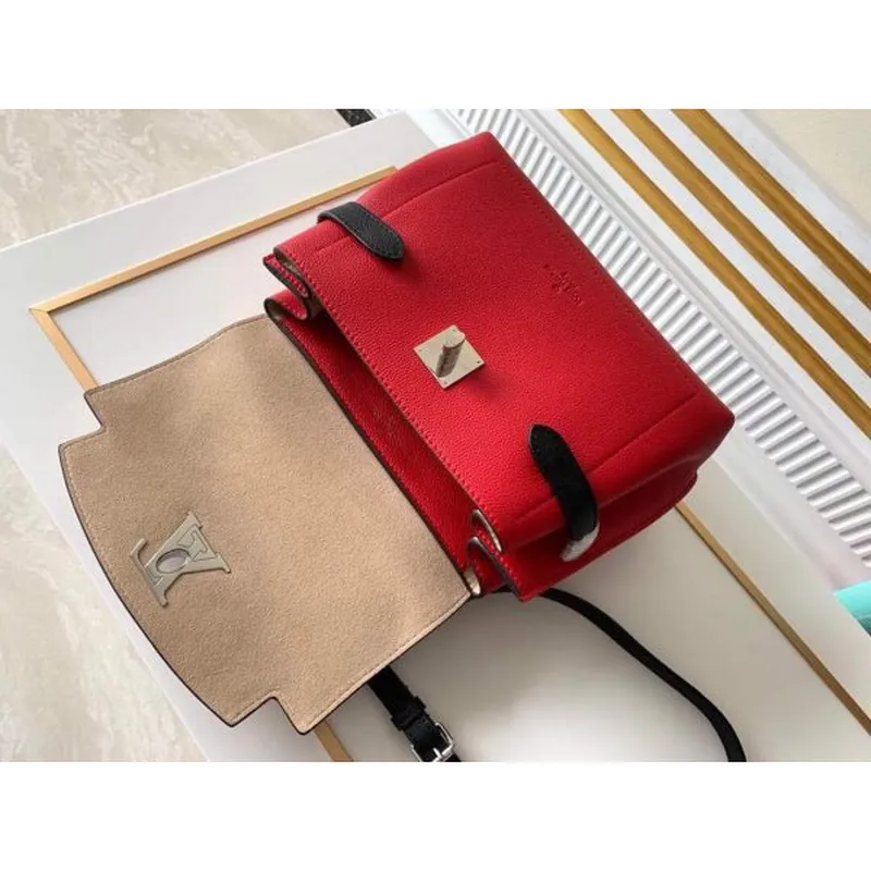 LV M53950 Louis Vuitton Lockme Ever BB Kabelka M56645 Červená