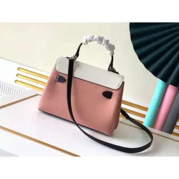 LV M53950 Louis Vuitton Lockme Ever BB Kabelka M56645 Růžová