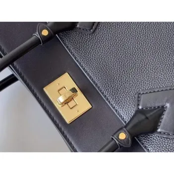 LV M53826 Louis Vuitton M53825 na mé straně Vysoce kvalitní kožená taška přes rameno Černá