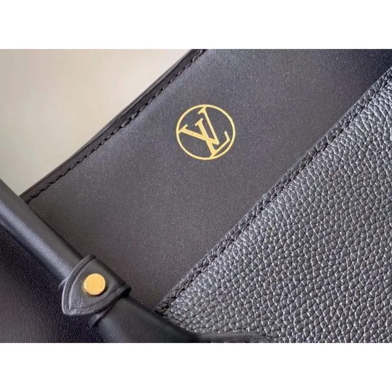 LV M53826 Louis Vuitton M53825 na mé straně Vysoce kvalitní kožená taška přes rameno Černá