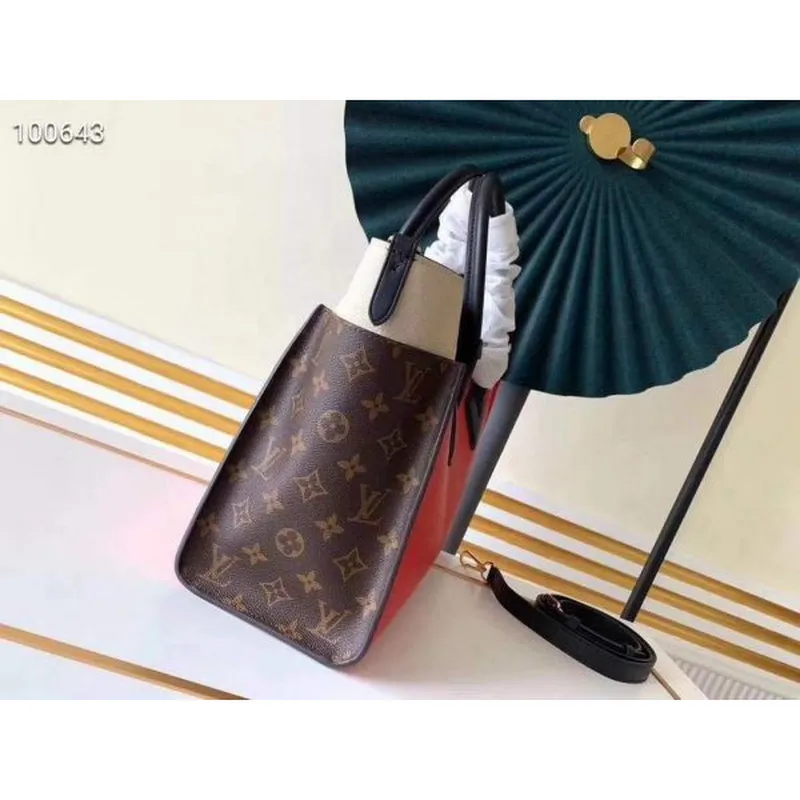 LV M53824 Louis Vuitton M55302 na mé straně M53826 Vysoce kvalitní kožená taška přes rameno červená