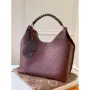 LV M53188 Louis Vuitton Carmel Mahina Taška M52950 Vínově červená