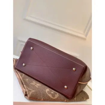 LV M53188 Louis Vuitton Carmel Mahina Taška M52950 Vínově červená