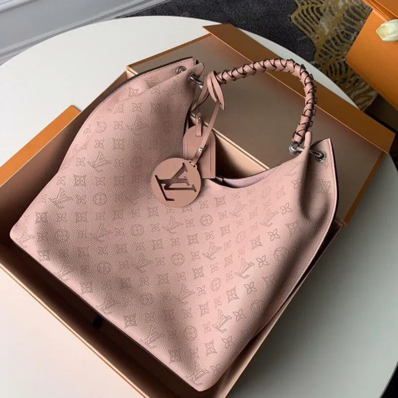 LV M52950 Louis Vuitton Carmel Mahina M53188 Taška Růžová