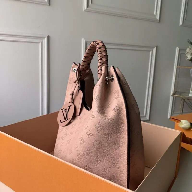 LV M52950 Louis Vuitton Carmel Mahina M53188 Taška Růžová