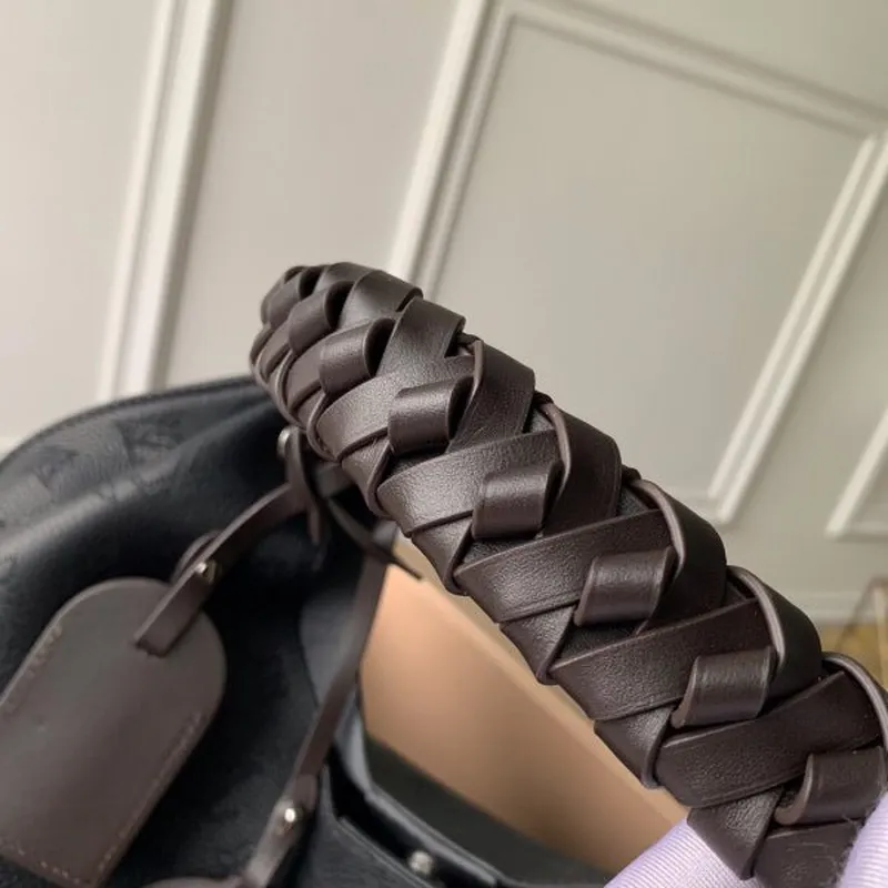 LV M52950 Louis Vuitton Carmel Mahina M53188 Taška Černá