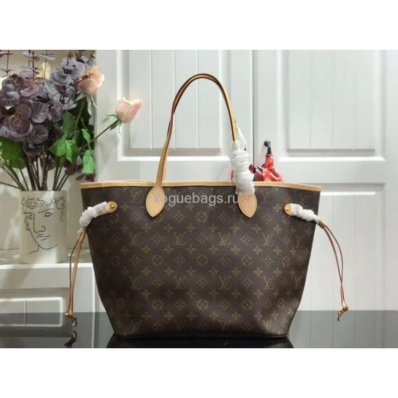 LV M50366 Louis Vuitton Neverfull MM Monogram M41178 Taška Růžová