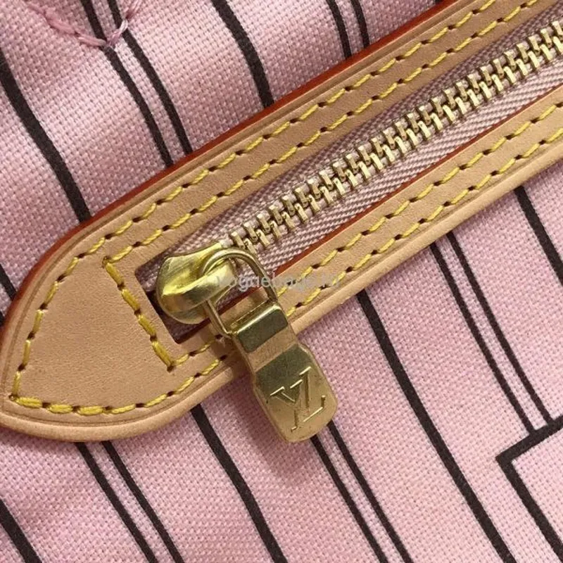 LV M50366 Louis Vuitton Neverfull MM Monogram M41178 Taška Růžová