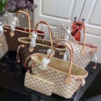 LV M50366 Louis Vuitton Neverfull MM Monogram M41178 Taška Růžová