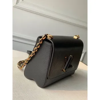 LV M50282 Louis Vuitton M57517 Twist MM ramenní taška Epi černá