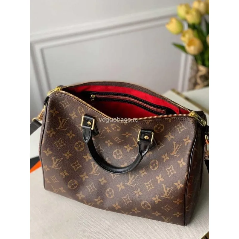 LV M48284 Louis Vuitton Speedy Bandouliere 30 Taška Monogram Canvas M41112 Černá