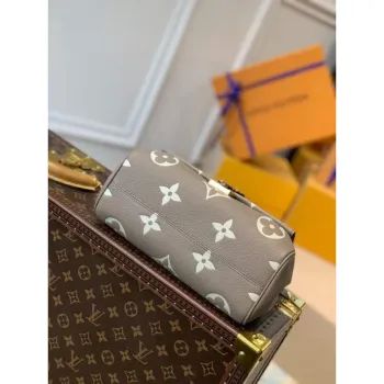 LV M45836 Louis Vuitton M45859  Oblíbená Monogram Empreinte kůže M45813 Šedá Krémová