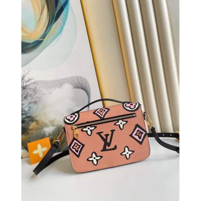 LV M45823 Louis Vuitton M45596 Pochette Metis Taška Arizona Béžová