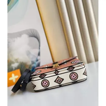 LV M45823 Louis Vuitton M45596 Pochette Metis Taška Arizona Béžová