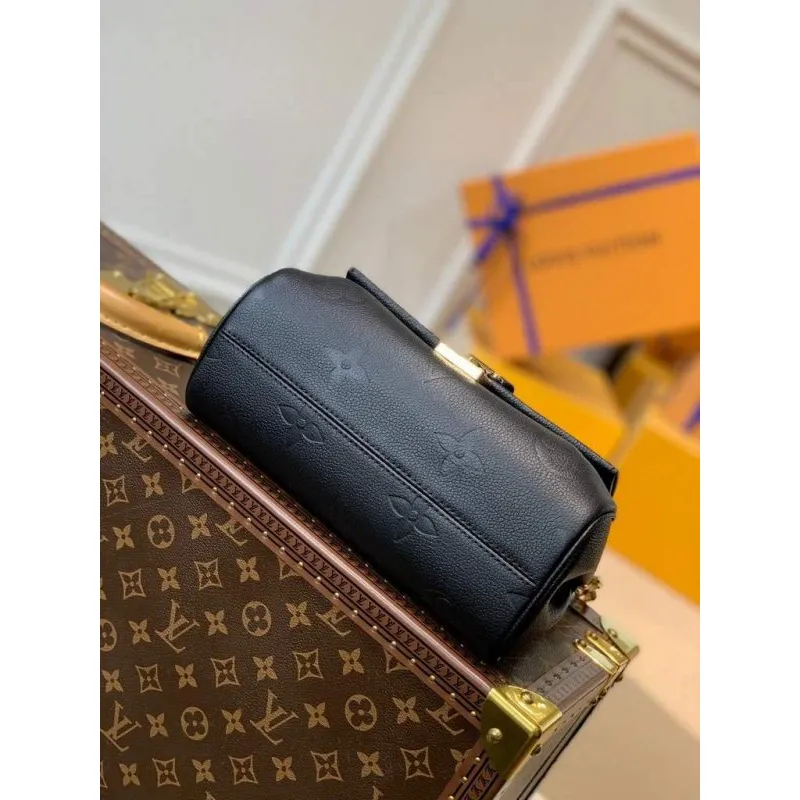 LV M45813 Louis Vuitton M45859 Oblíbená Monogram Empreinte kůže M45836 Černá