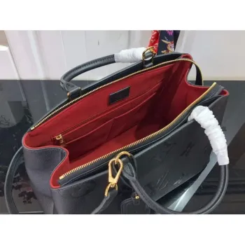 LV M45811 Louis Vuitton Grand Palais Monogram Tote Bag Černá M45833